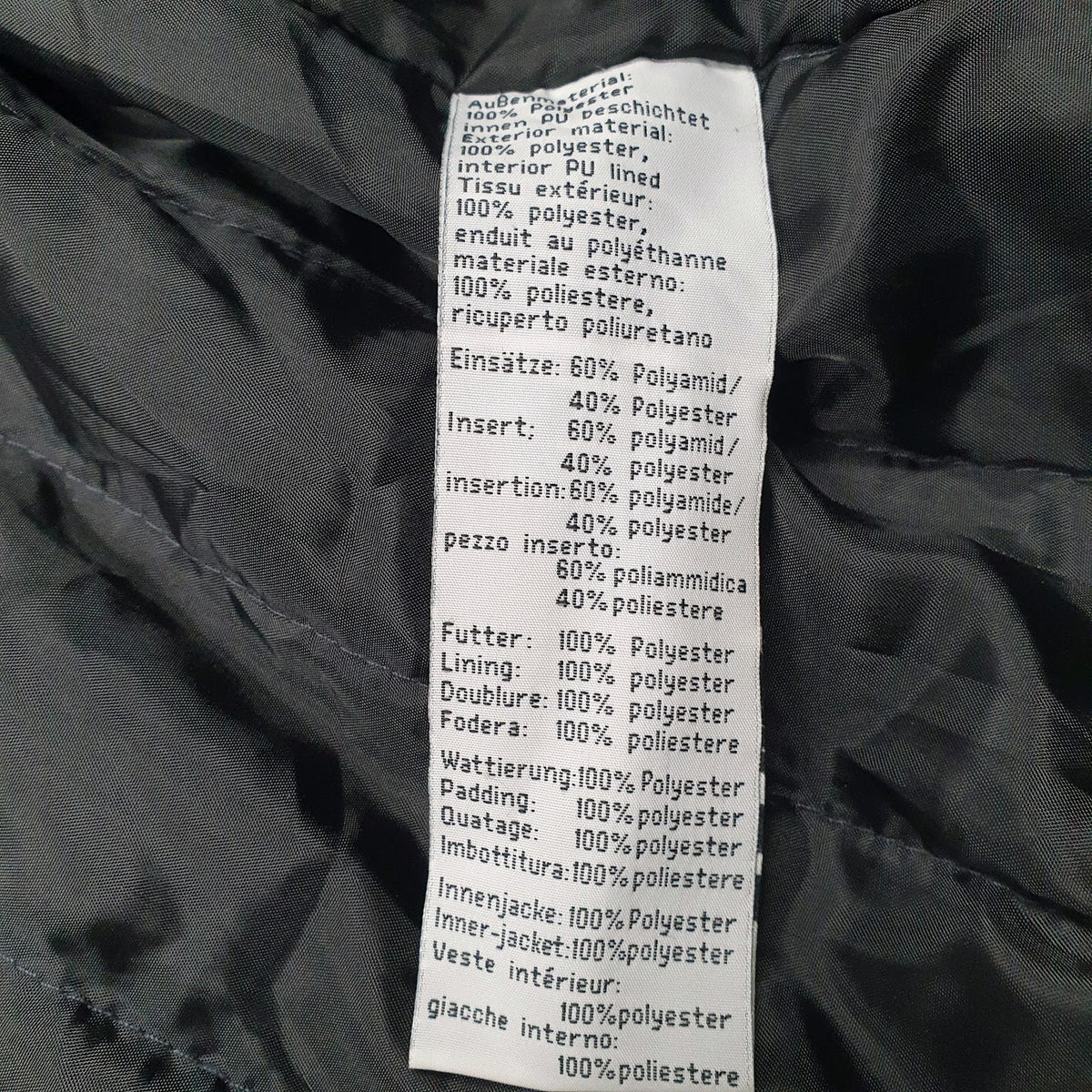 Mens Grey Snow Gear Vintage Ski  Coat