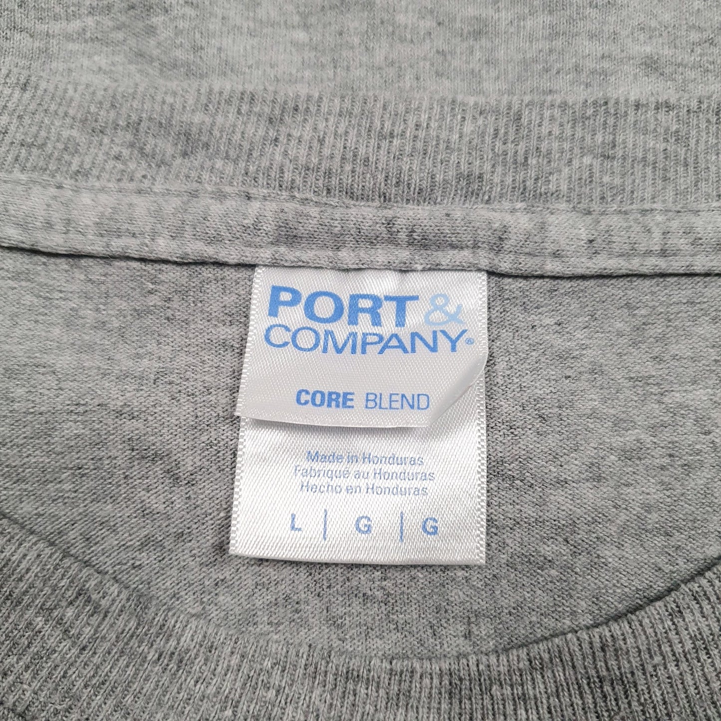 Mens Grey Port & Company Property Of Westy Athletics  T Shirt