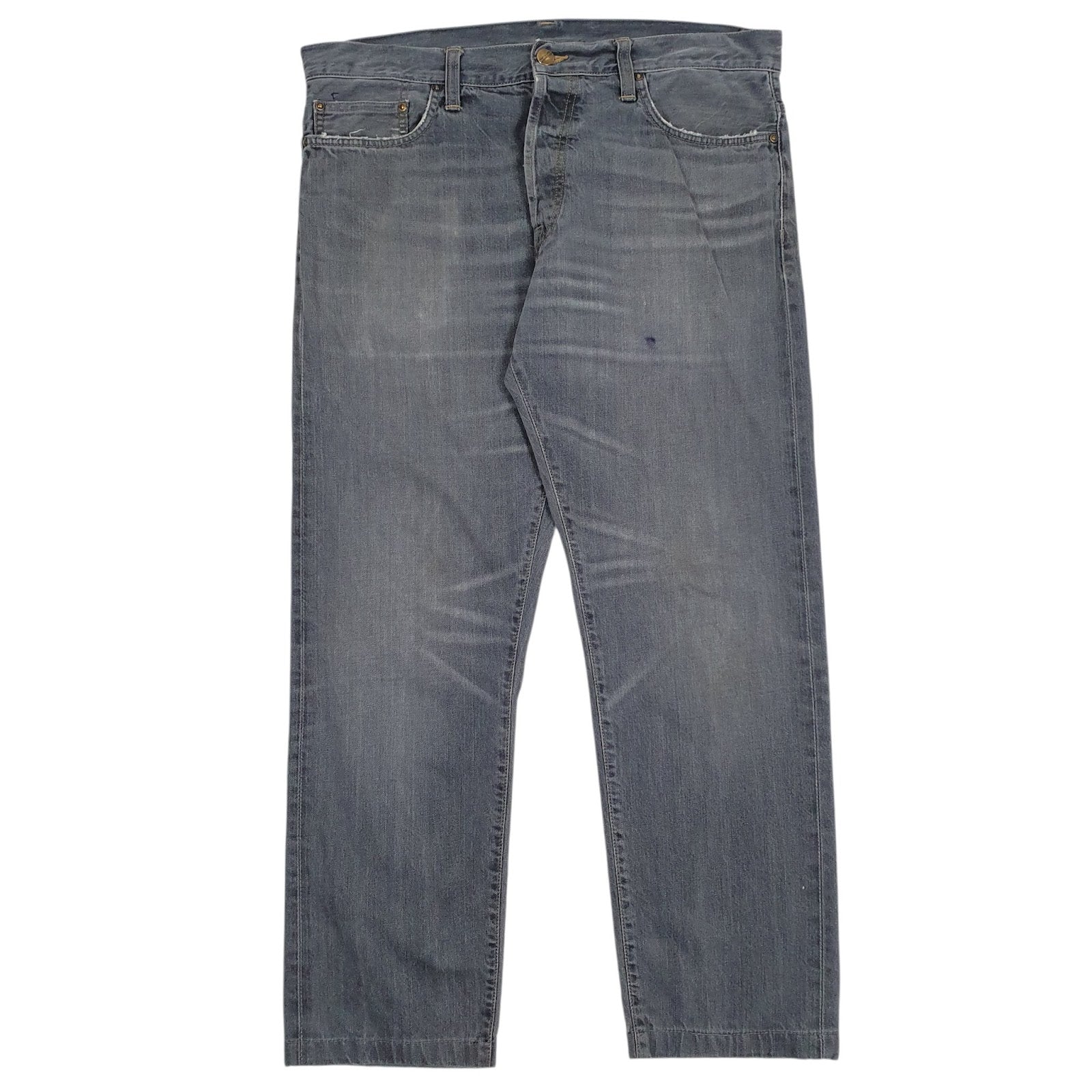 Mens Grey Carhartt  Klondike JeansW34 L28
