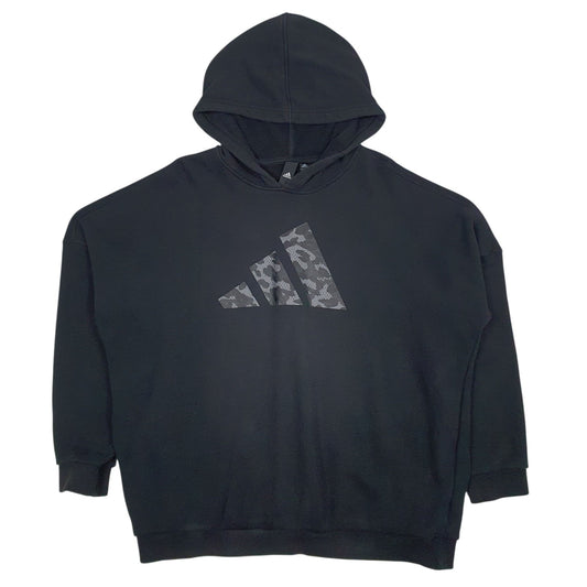Womens Black Adidas Baggy Hoodie Jumper