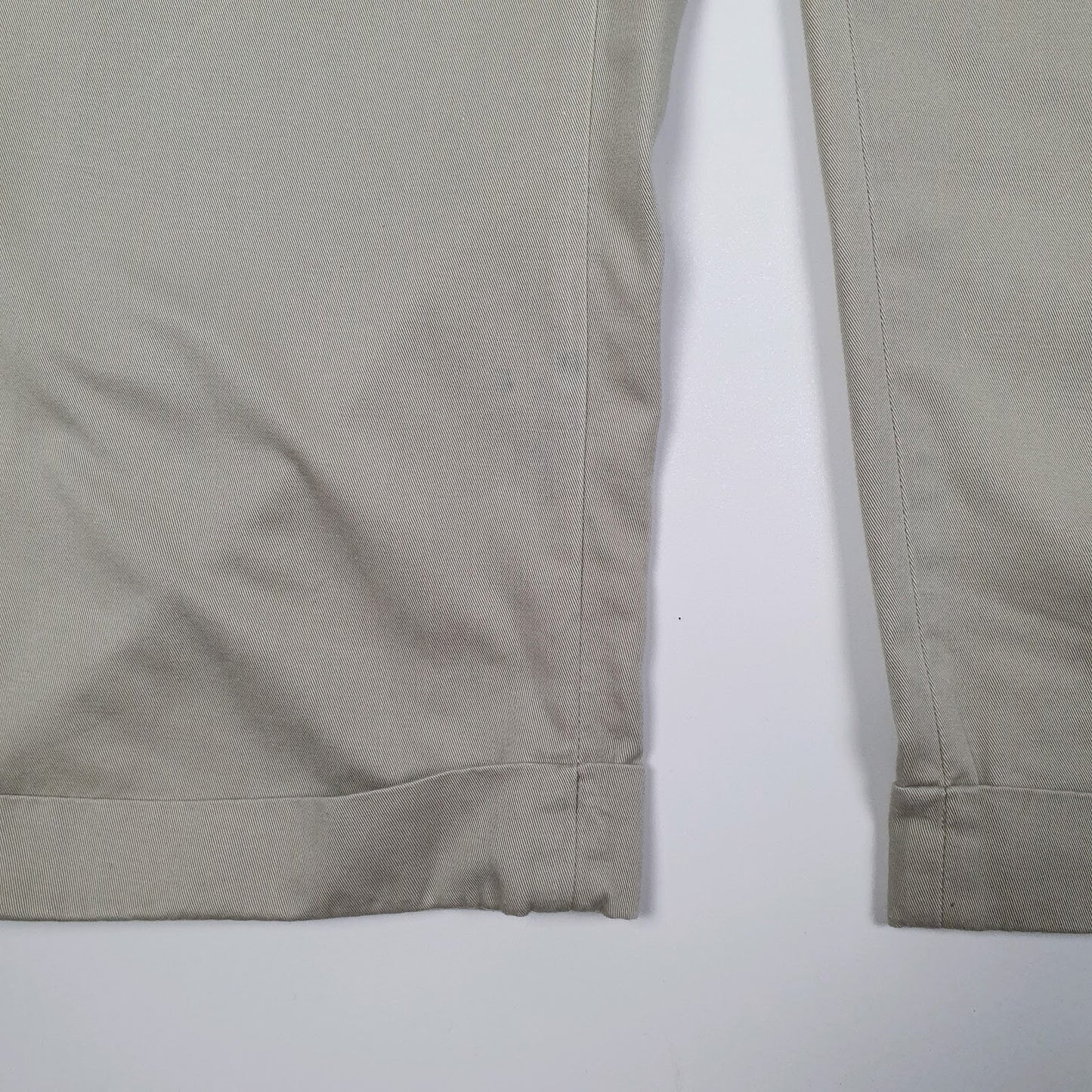 Mens Beige Polo Ralph Lauren Vintage 90s Pleated  Trousers