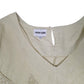 Womens Yellow Pure Lino Linen  Dress