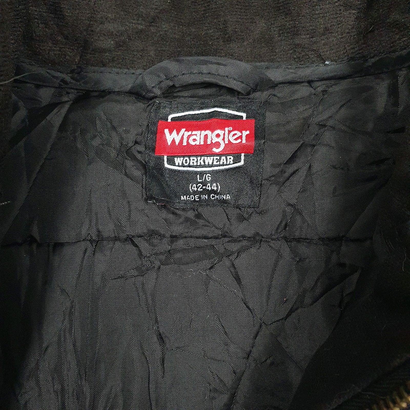 Mens Black Wrangler   Coat