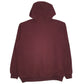 Mens Burgundy Carhartt Spellout Hoodie Jumper