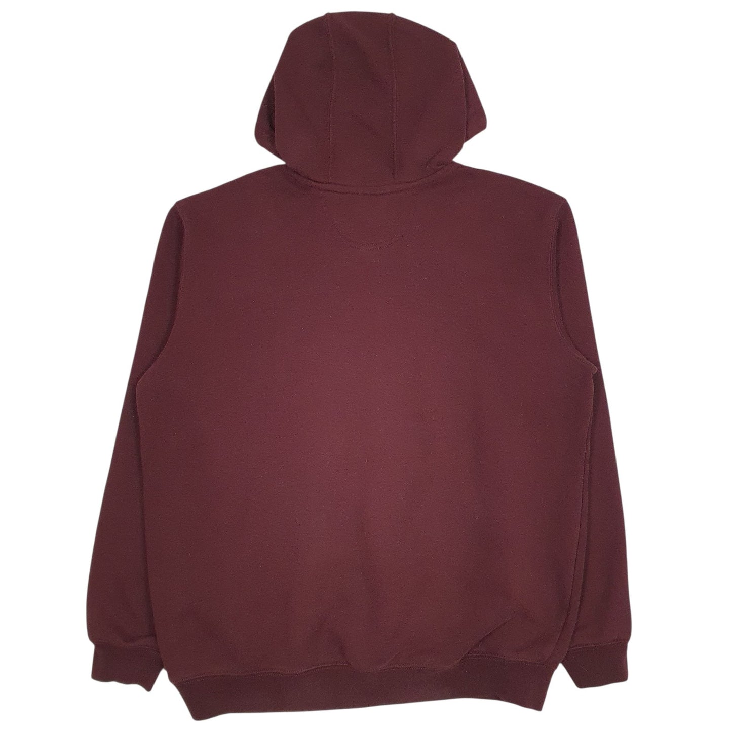 Mens Burgundy Carhartt Spellout Hoodie Jumper