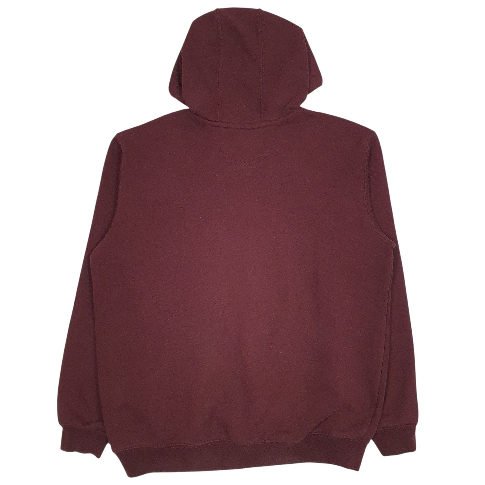Mens Burgundy Carhartt Spellout Hoodie Jumper