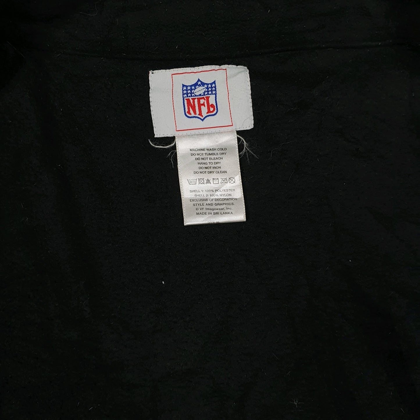 Mens Black NFL Pittsburgh Steelers Full Zip Jumper