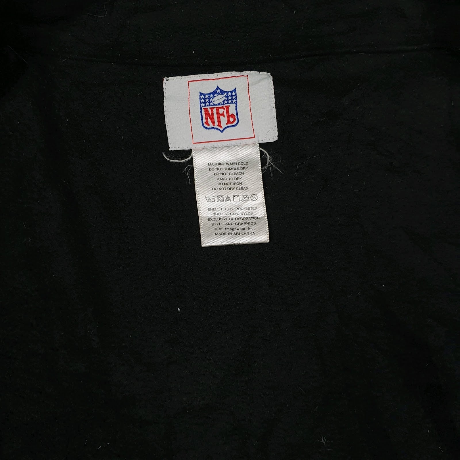 Mens Black NFL Pittsburgh Steelers Full Zip Jumper