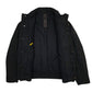 Mens Black Trussardi Quilted Padded Windbreaker  Coat