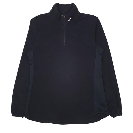 Womens Black Nike Vintage 00s Quarter Zip Jumper