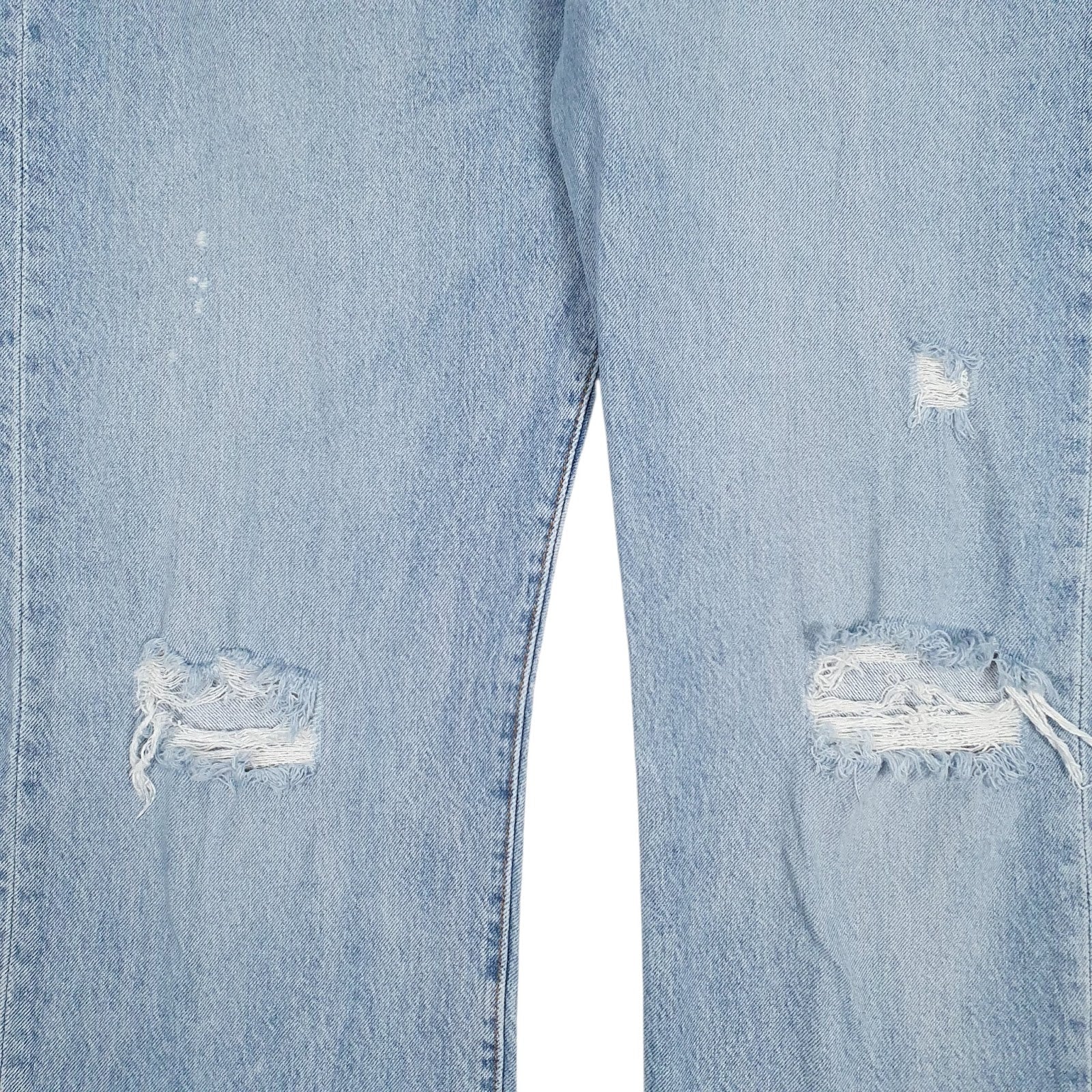 Mens Blue Levis Distressed  Jeans