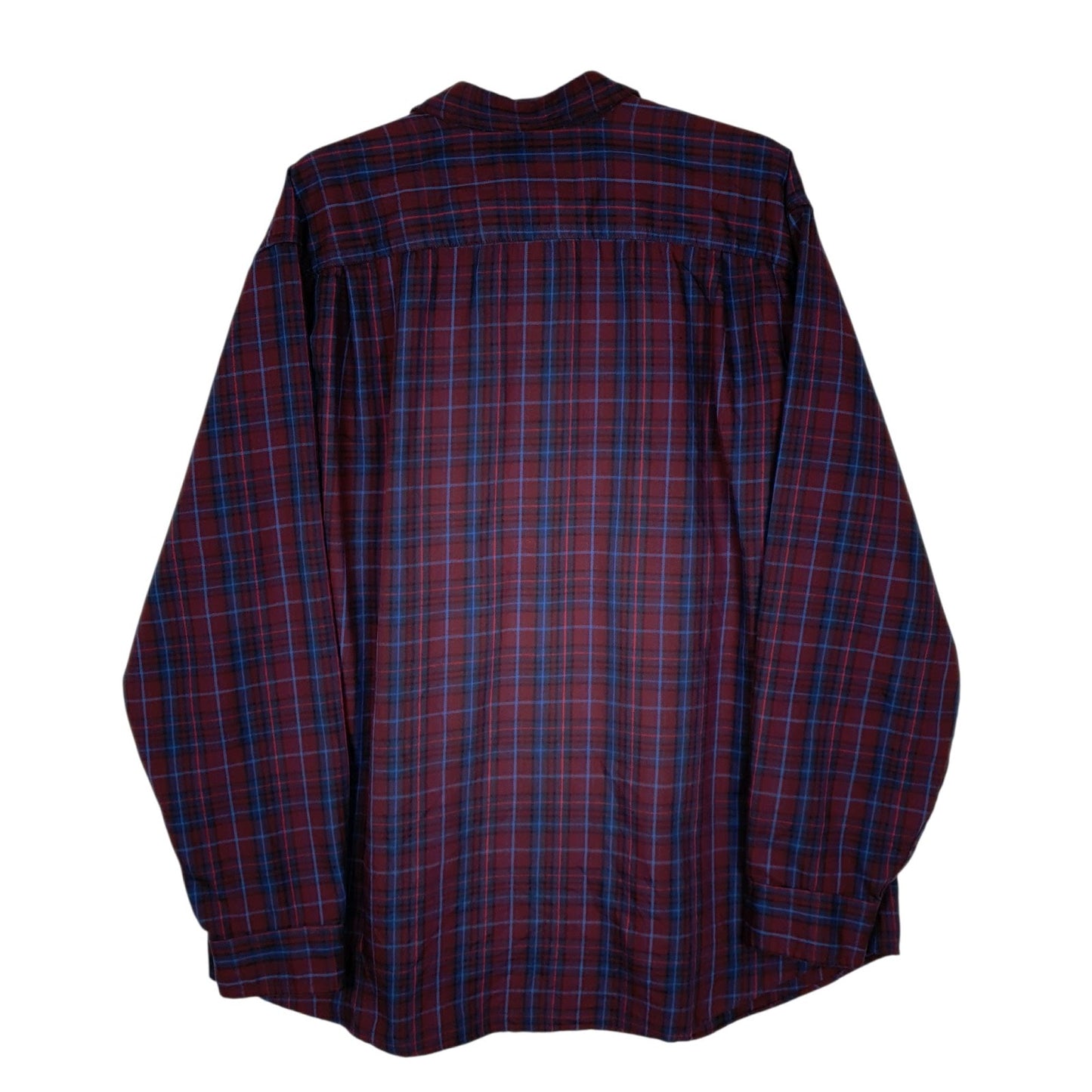 Mens Burgundy Eddie Bauer   Shirt