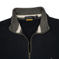 Mens Navy Nautica  Quarter Zip Jumper