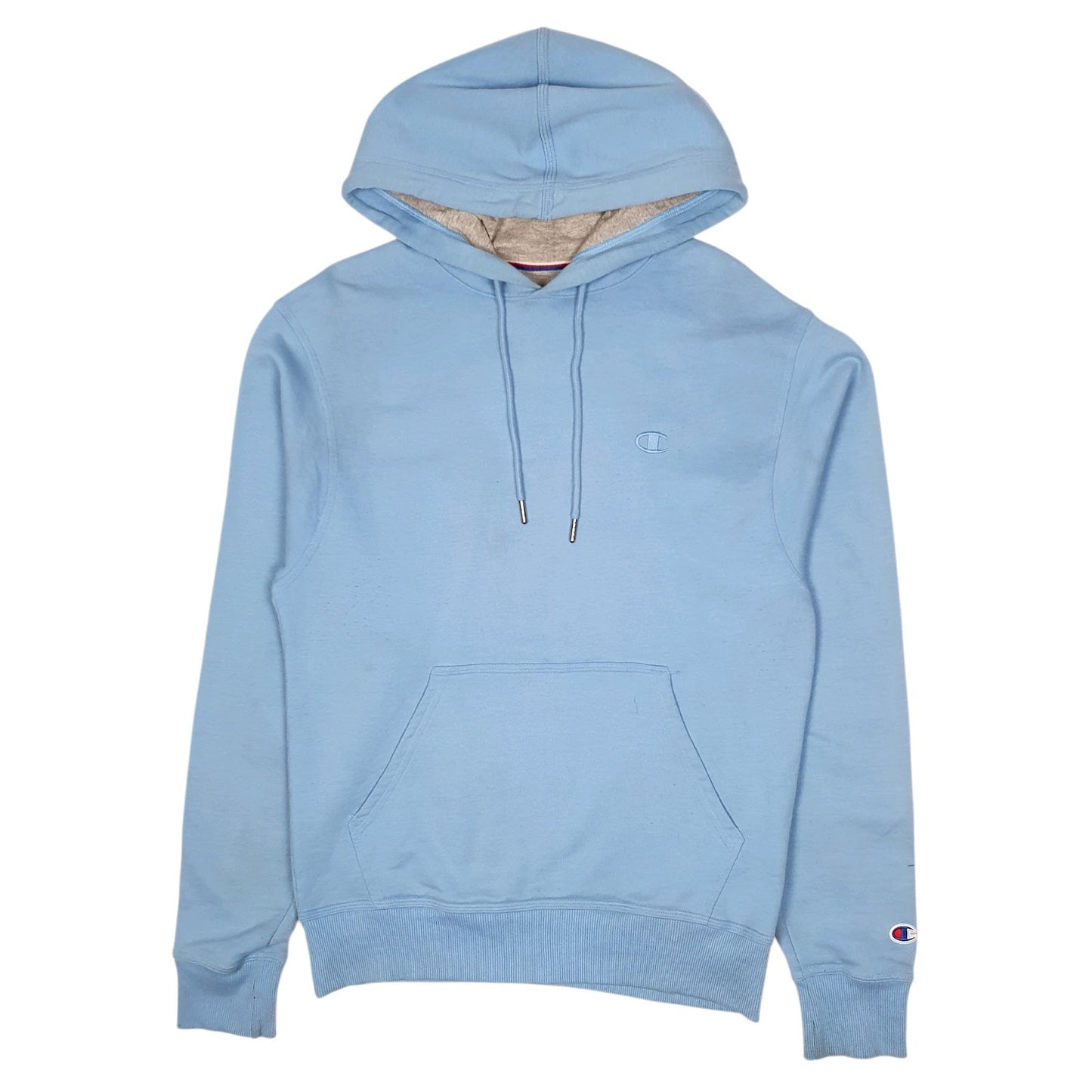 Mens Blue Champion  Hoodie Jumper