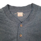 Mens Blue Champion Vintage 90s Henley  T Shirt