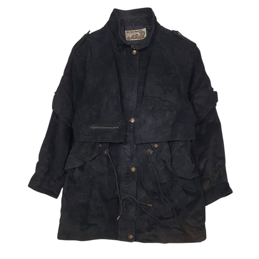 Womens Black In-Frac-Tion   Coat