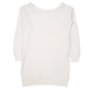 Womens Cream Misguided Longline Crewneck Jumper