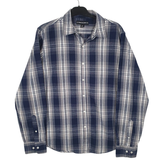 Mens Blue Frontier Supply Co  Long Sleeve Shirt