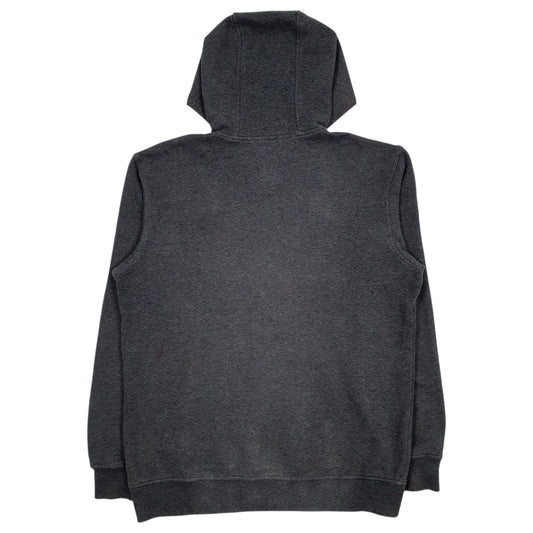 Mens Grey Adidas Spellout Hoodie Jumper