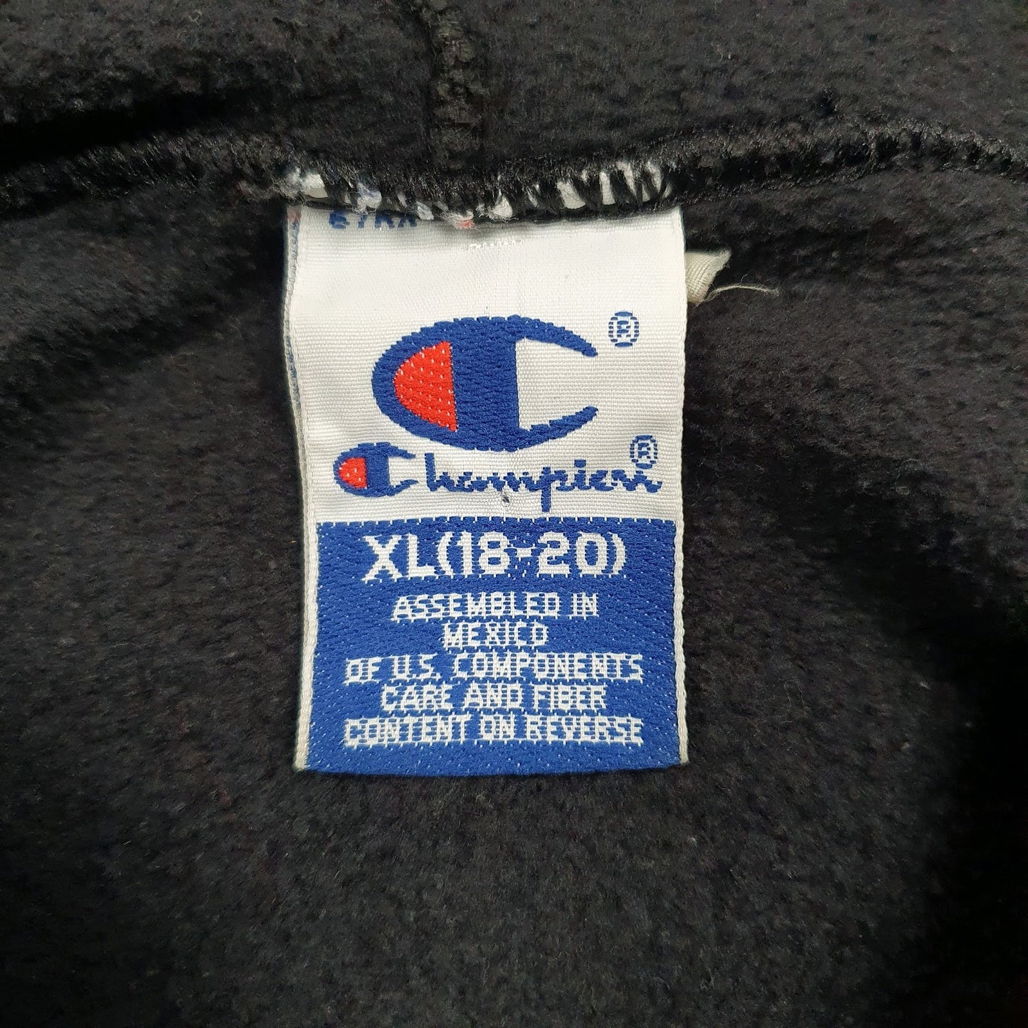 Mens Black Champion  Hoodie Jumper