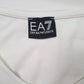 Womens White Armani Spellout  T Shirt