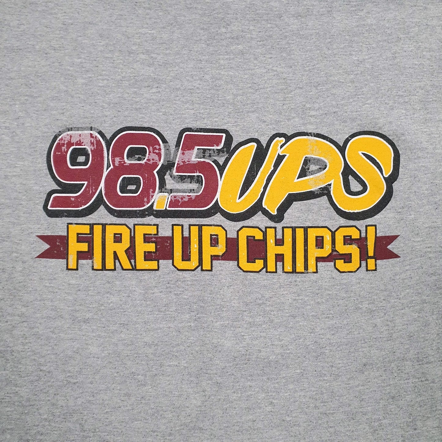 Mens Grey Gildan Central Michigan Football  T Shirt