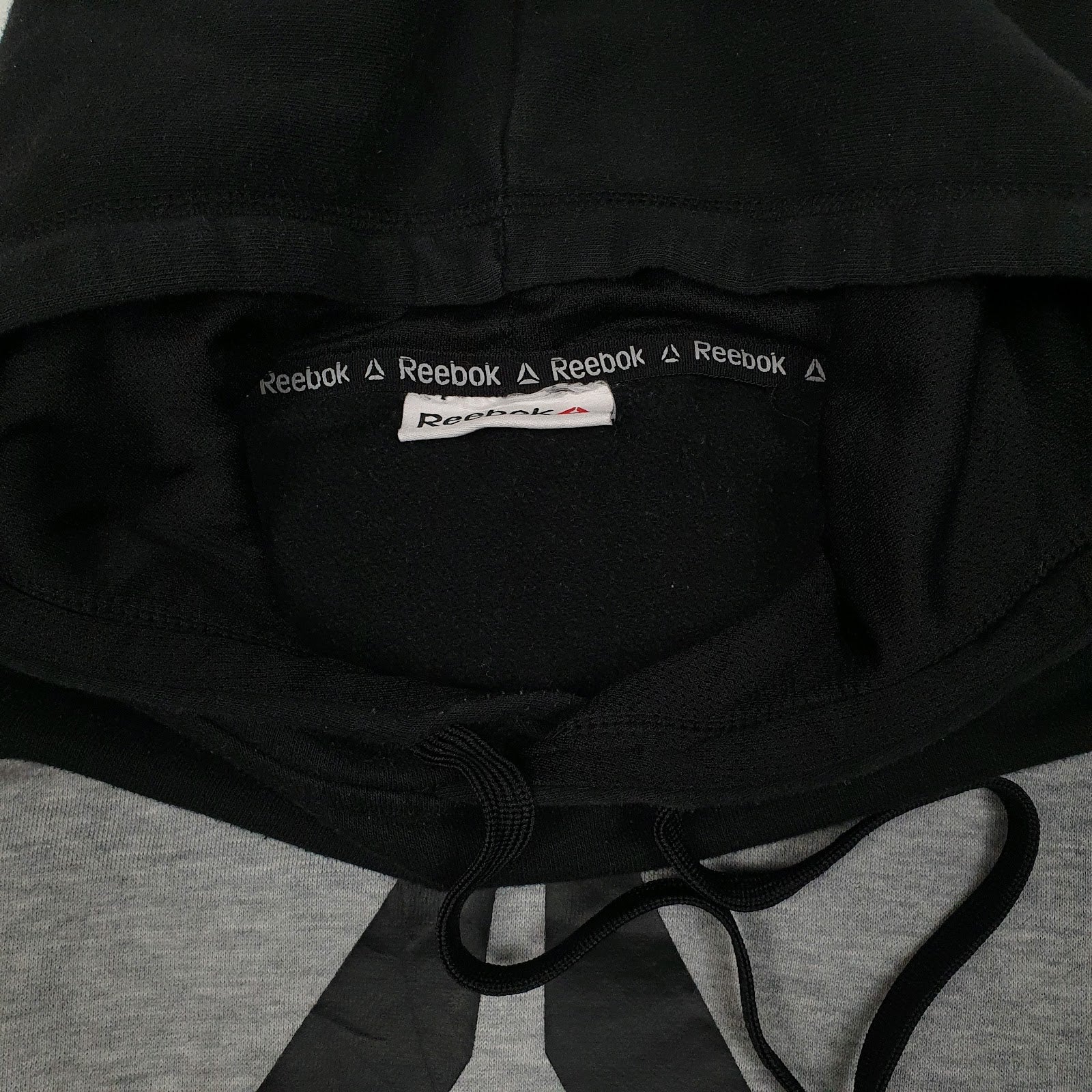 Mens Black Reebok  Hoodie Jumper