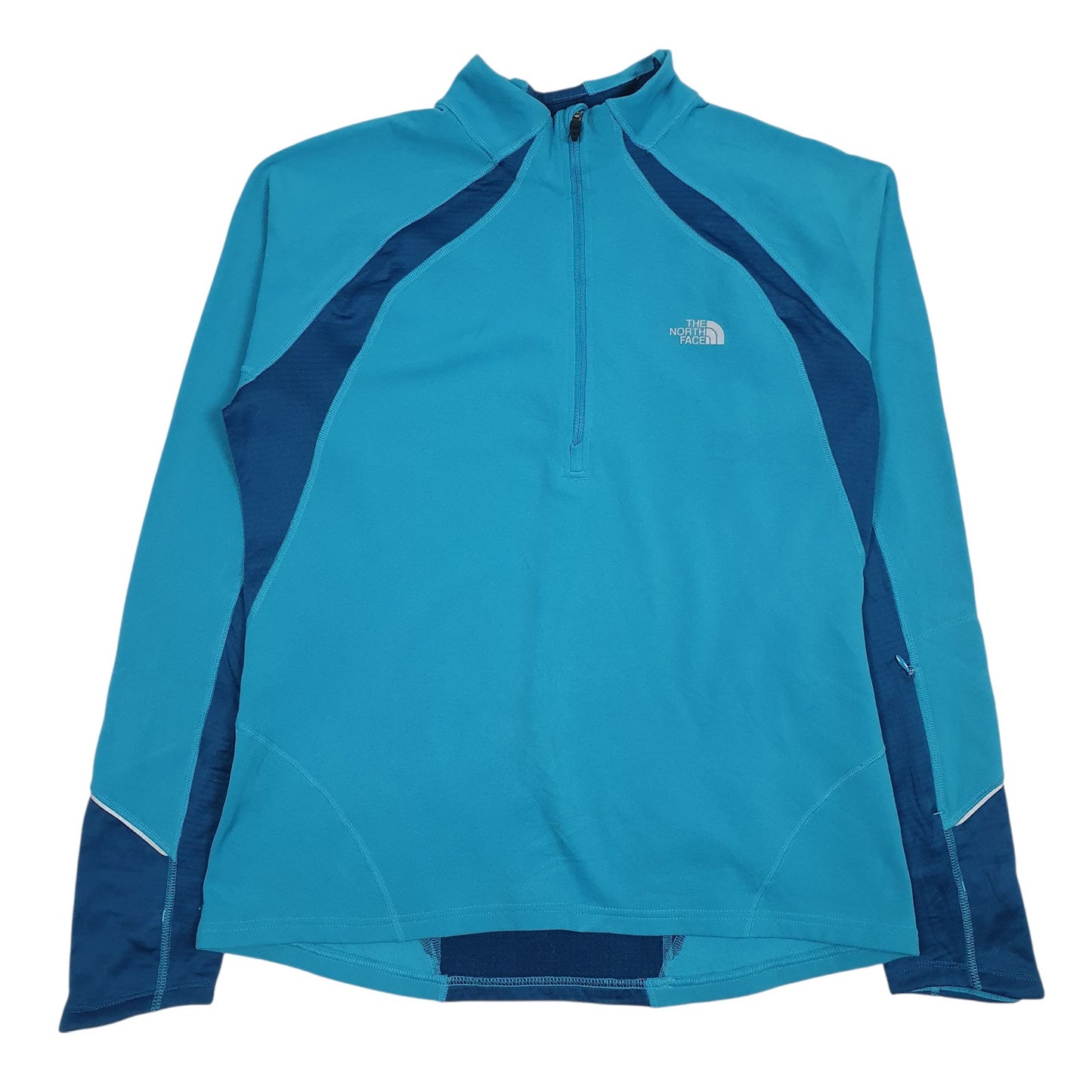 Womens Blue The North Face Flight Series Active Wear Quarter Zip Jumper