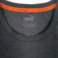 Mens Grey Puma Spellout Active Wear  T Shirt