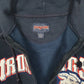 Mens Navy Jansport Hoodie Iron Pigs Full Zip Jumper