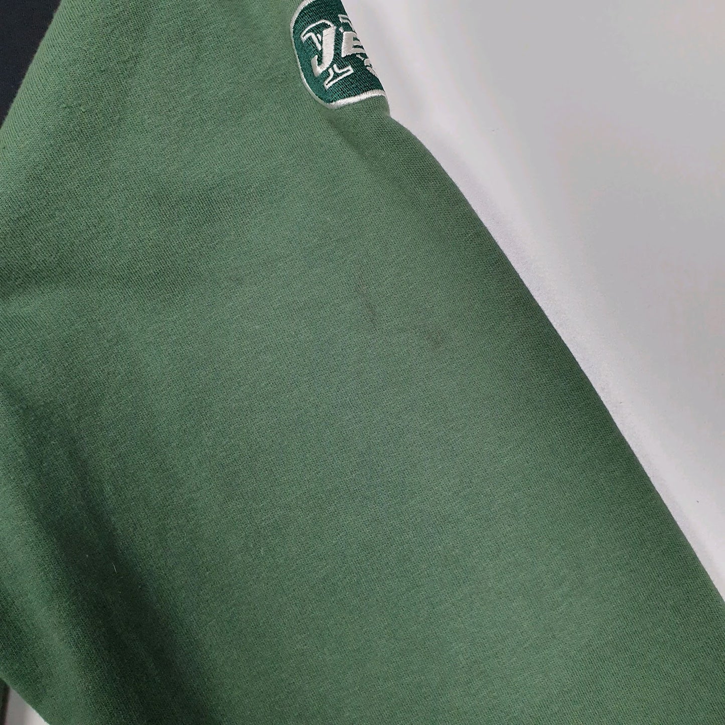 Mens Green NFL New York Jets Hoodie Full Zip Jumper