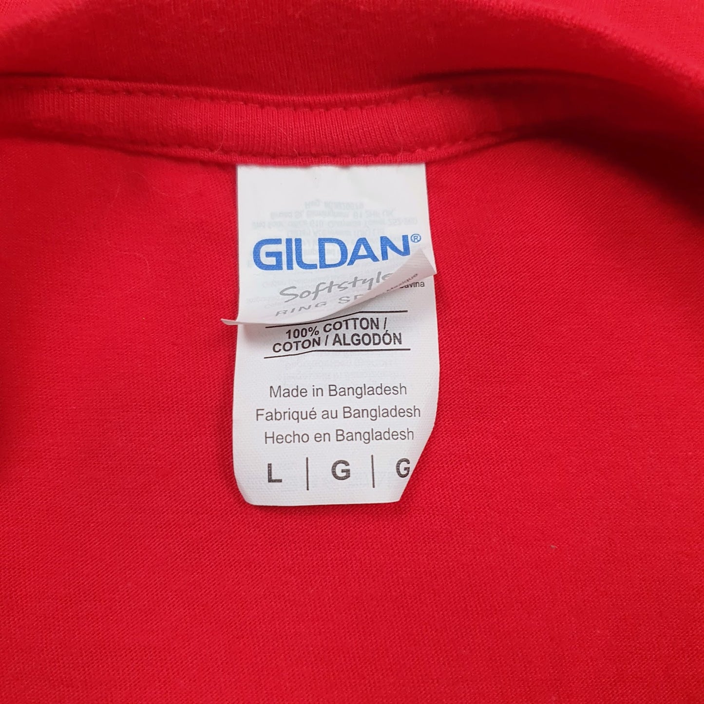 Mens Red Gildan Park Hill Trojans Baseball  T Shirt