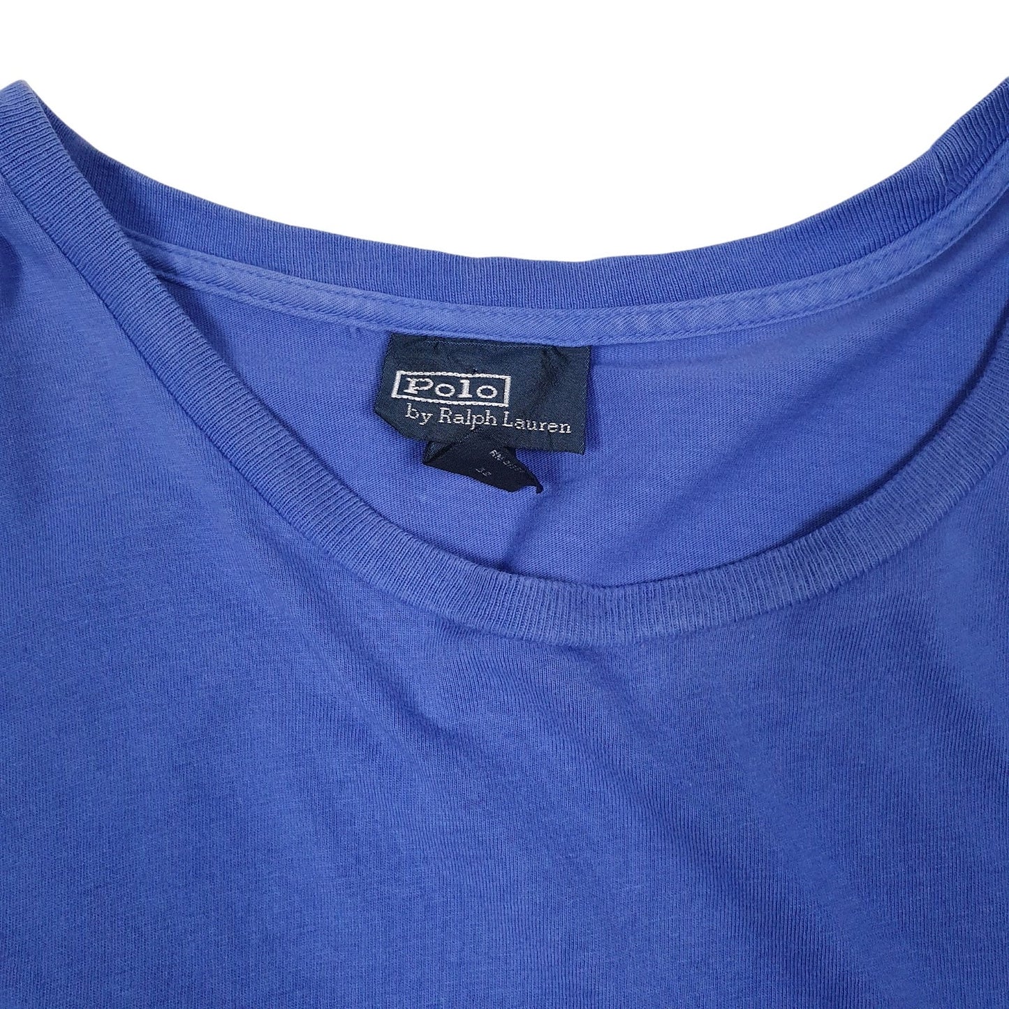 Mens Blue Polo Ralph Lauren Vintage 90s  T Shirt