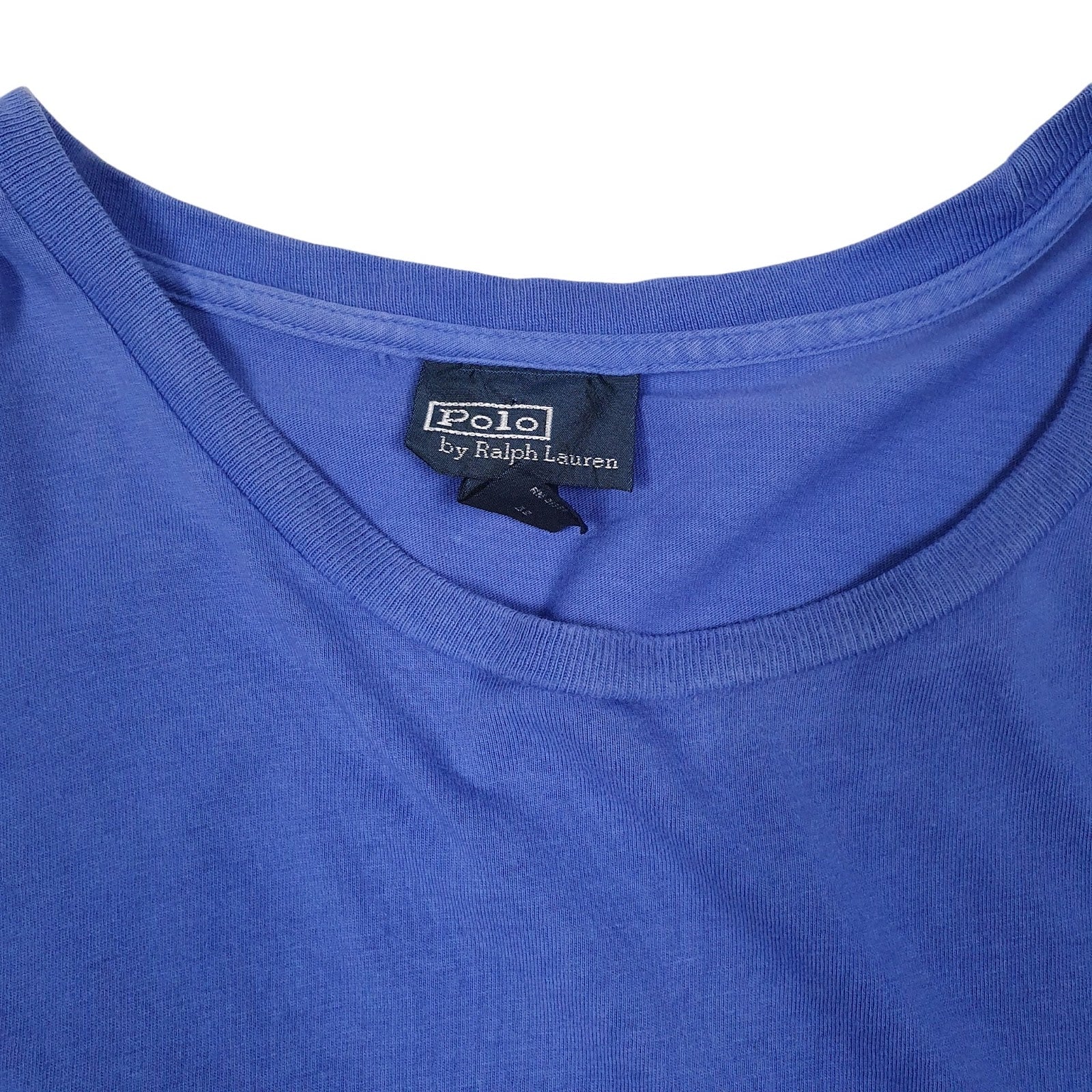 Mens Blue Polo Ralph Lauren Vintage 90s  T Shirt