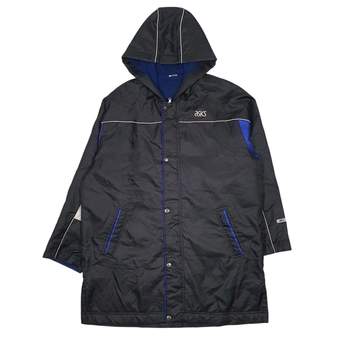 Mens Black Asics   Coat