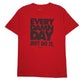 Mens Red Nike  Short Sleeve T Shirt