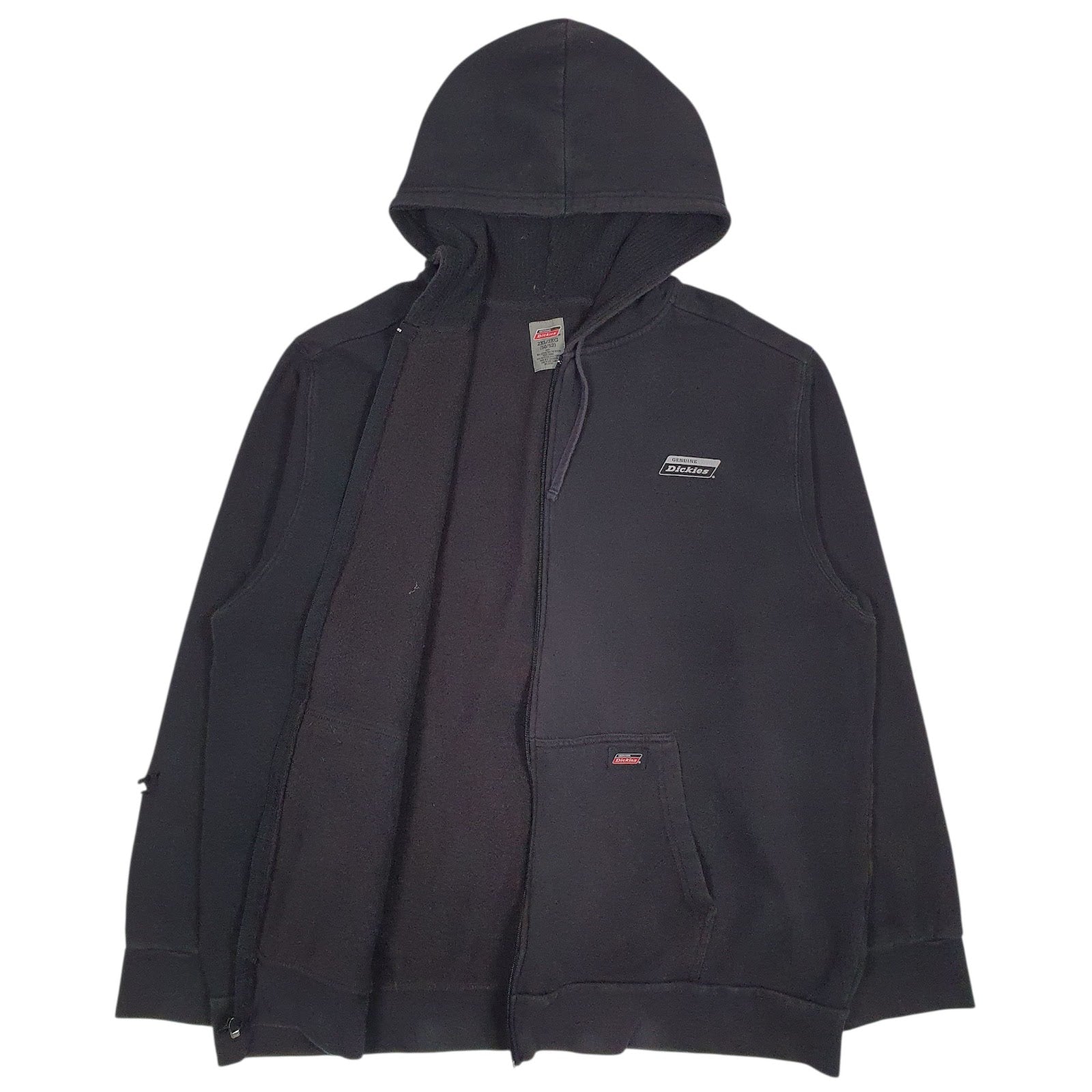 Mens Black Dickies  Full Zip Jumper