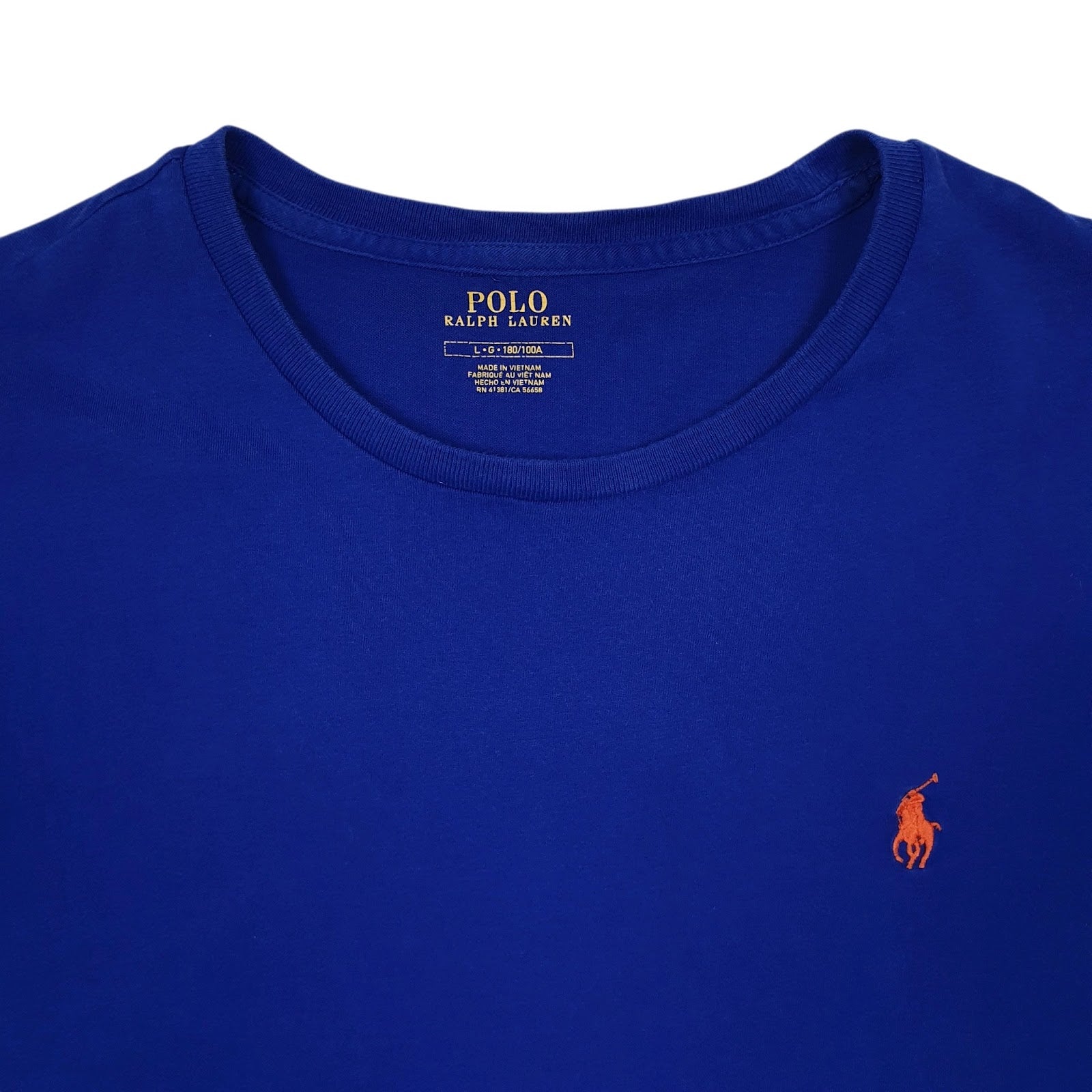 Mens Blue Polo Ralph Lauren   T Shirt
