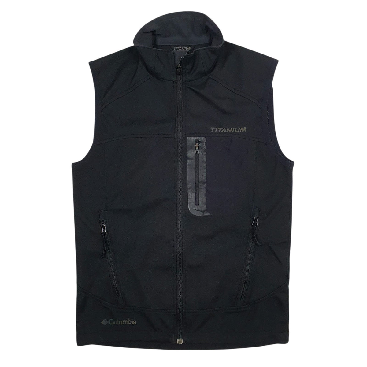Mens Black Columbia Sportswear Company Titanium Vest  Coat