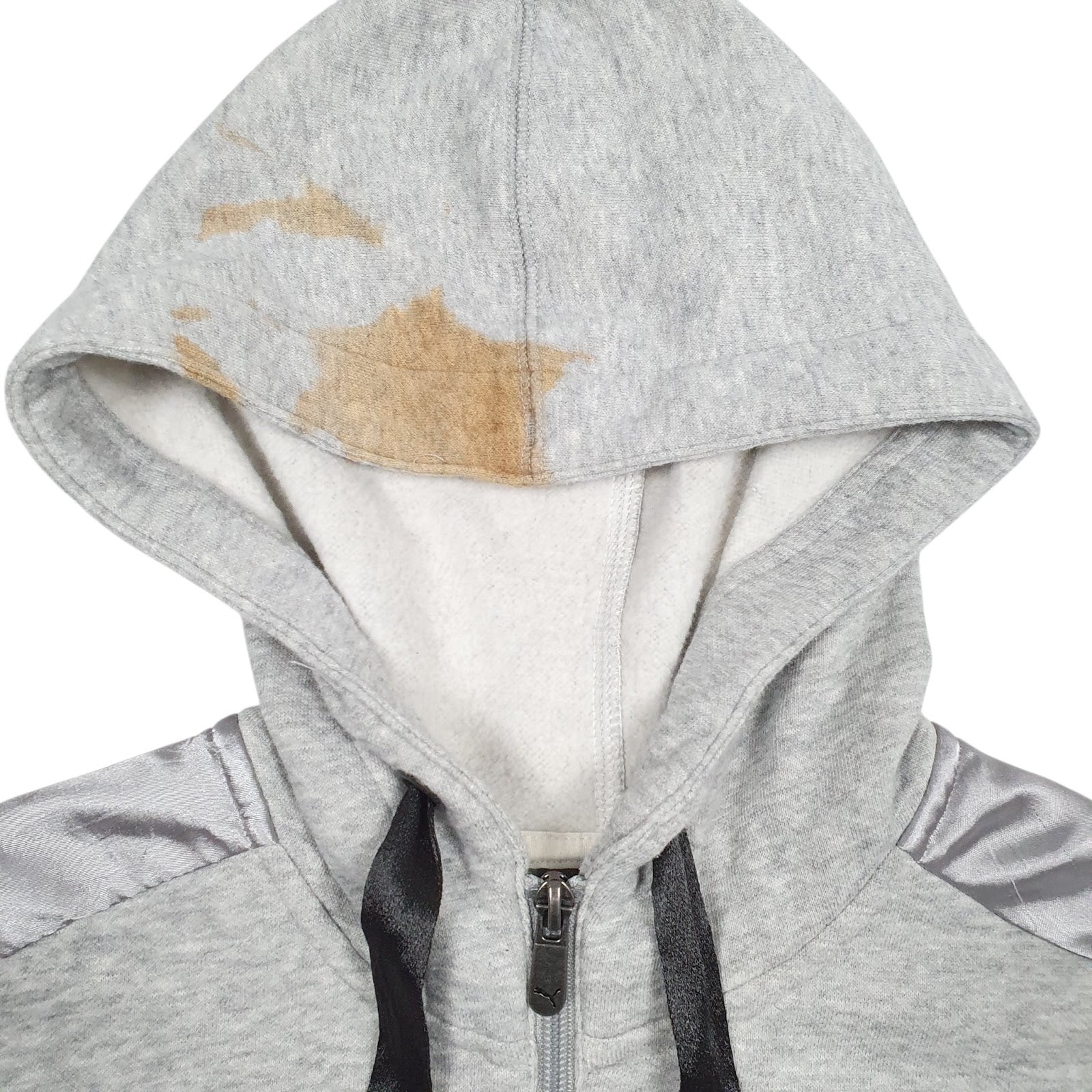 Womens Grey Puma  Full Zip Jumper