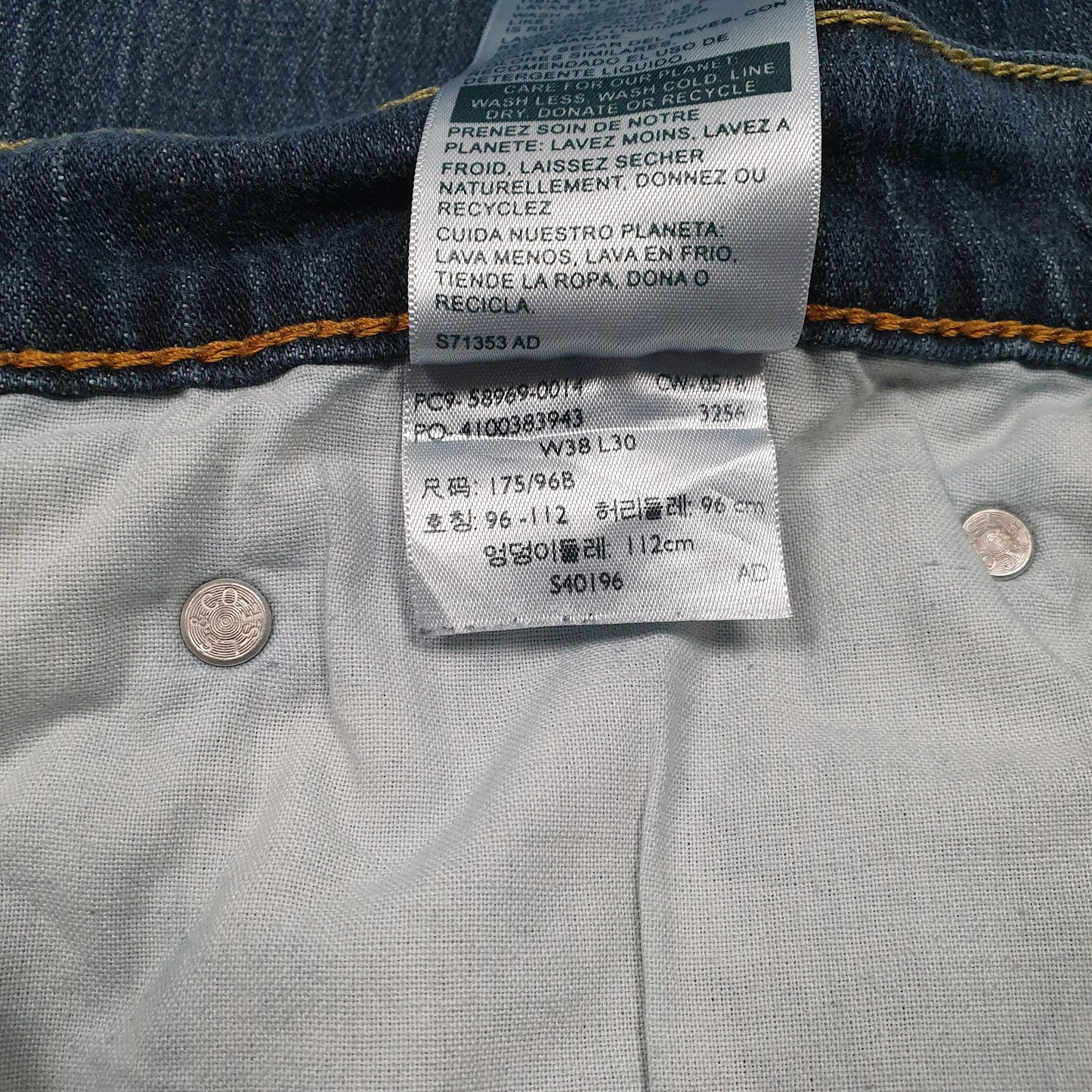 Mens Blue Levis   Jeans