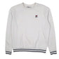 Womens White Fila  Crewneck Jumper