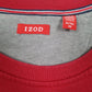 Mens Red Izod  Crewneck Jumper