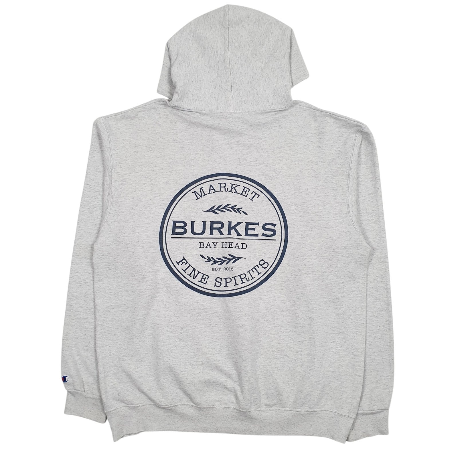 Mens Grey Champion  Hoodie Jumper