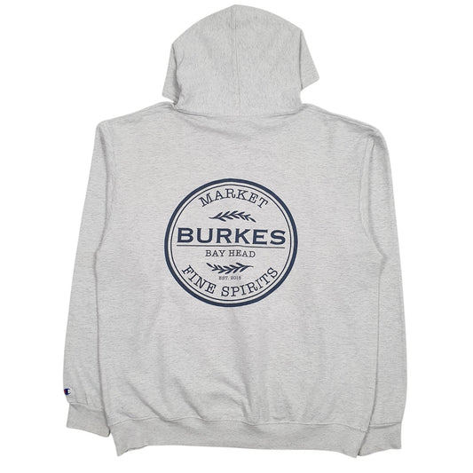 Mens Grey Champion  Hoodie Jumper