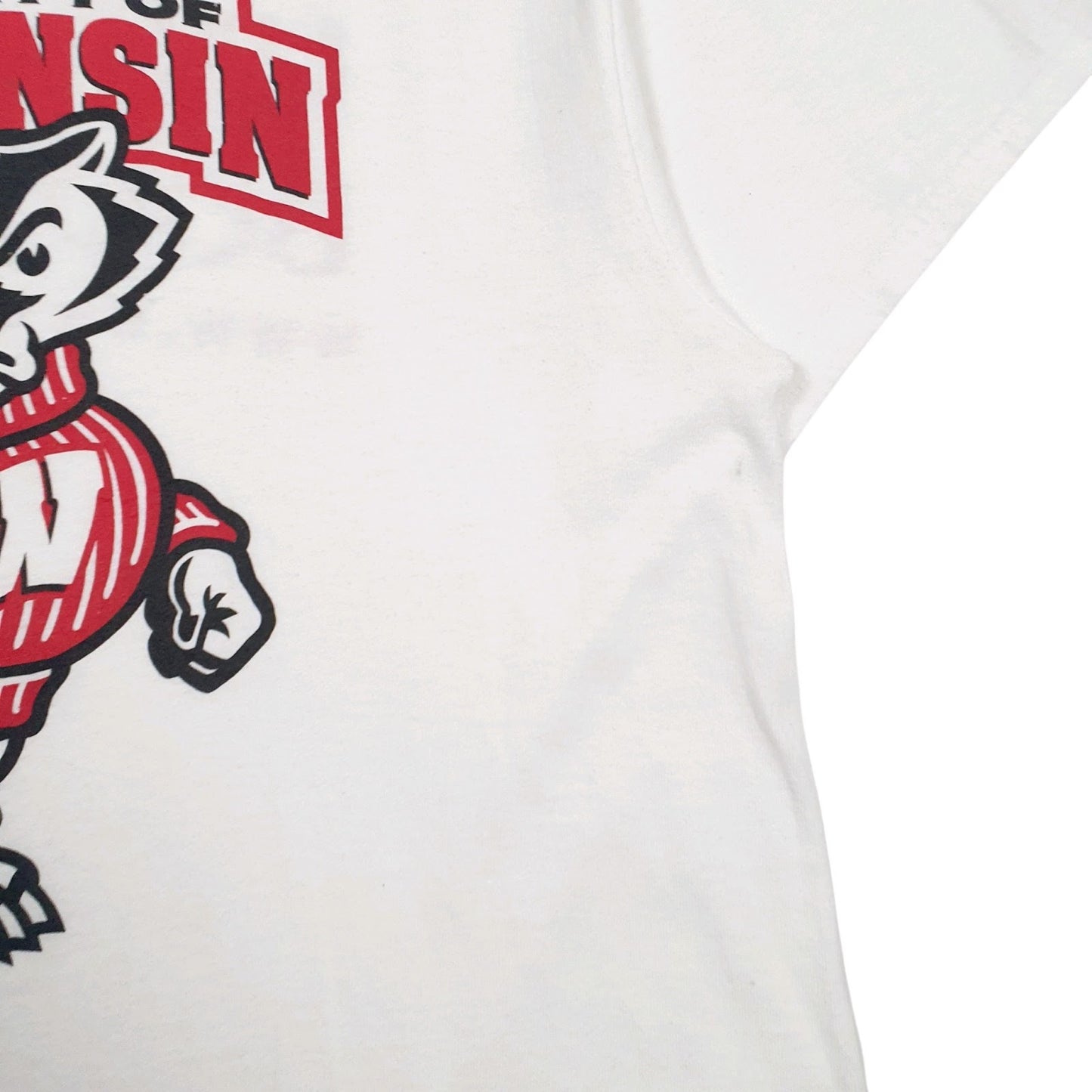 Mens White Delta University Of Wisconsin  T Shirt