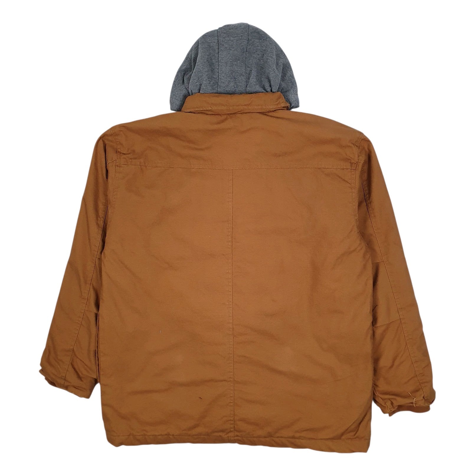 Mens Brown Wrangler Chore Hoodie  Coat