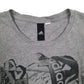 Womens Grey Adidas   T Shirt