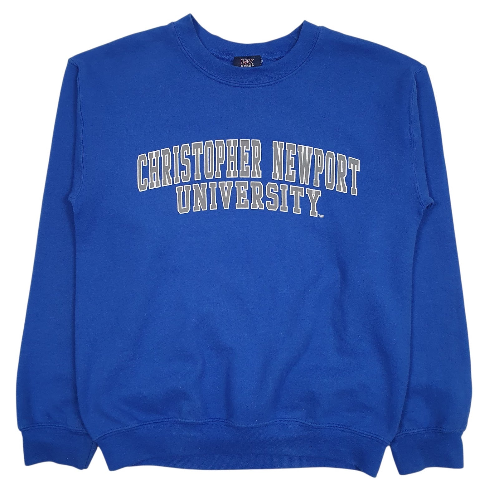 Mens Blue MV Sport  Crewneck Jumper