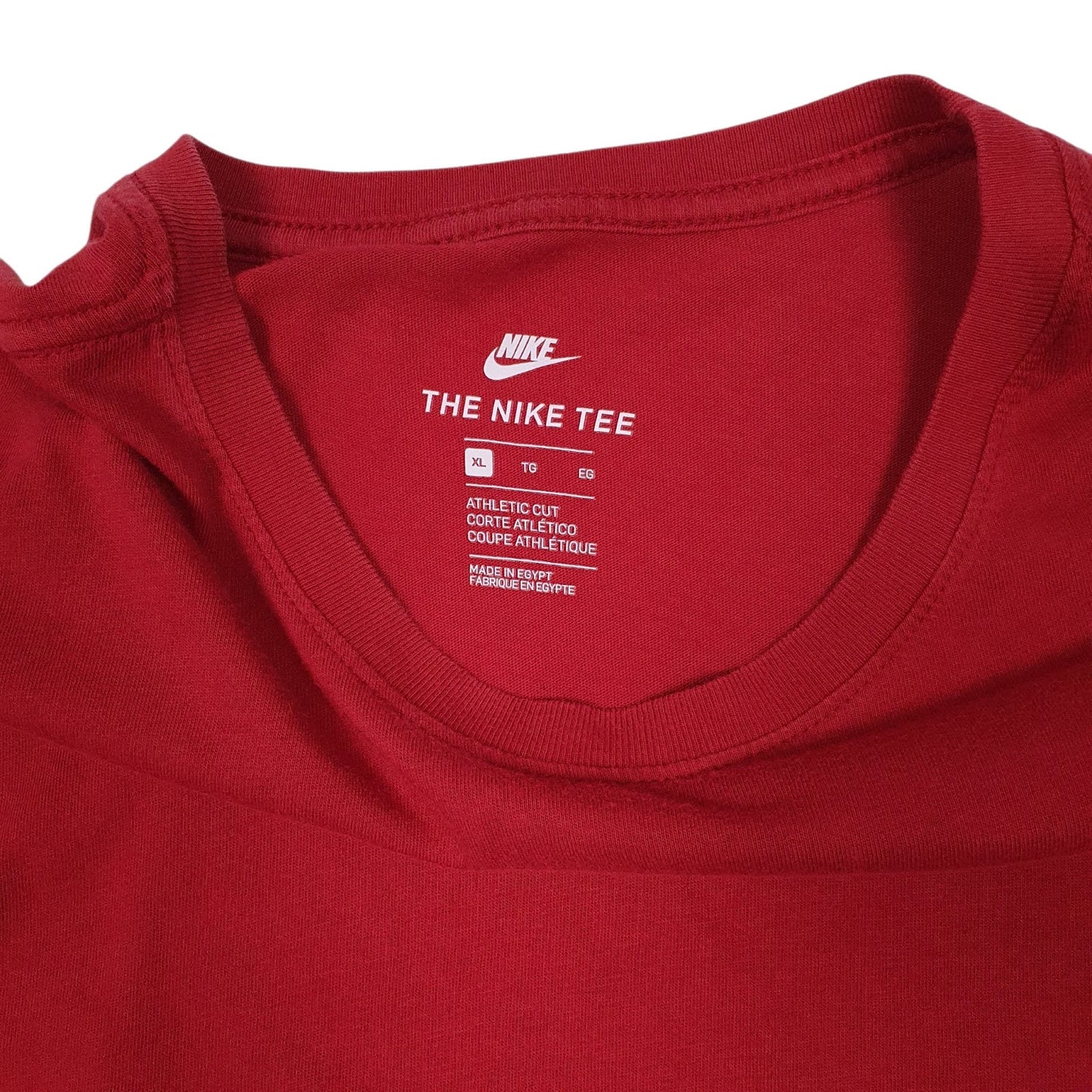 Mens Red Nike   T Shirt